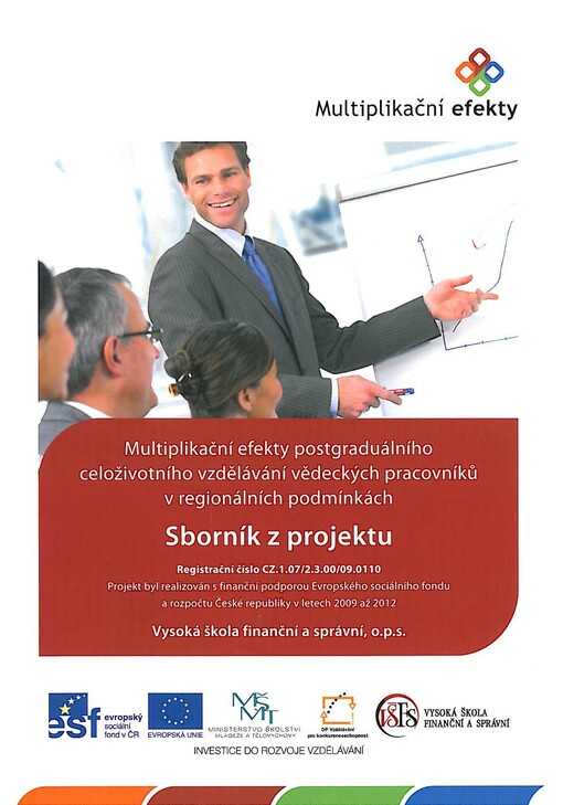 Multiplikační efekty postgraduálního celoživotního vzdělávání vědeckých pracovníků v regionálních podmínkách :sborník z projektu