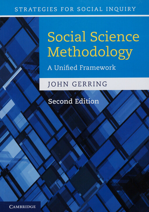 Social science methodology :a unified framework