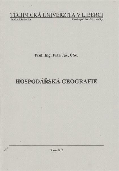 Hospodářská geografie, 5., rozš. a aktualiz. vyd.
