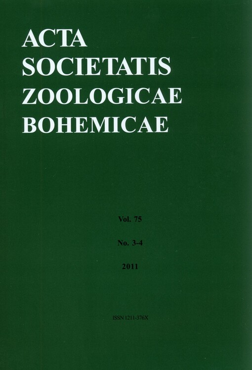 Acta Societatis Zoologicae Bohemicae