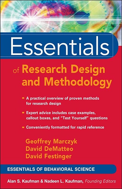 Essentials of research design and methodology