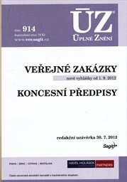 ÚZ č. 914 Veřejné zakázky; Úplné znění předpisů