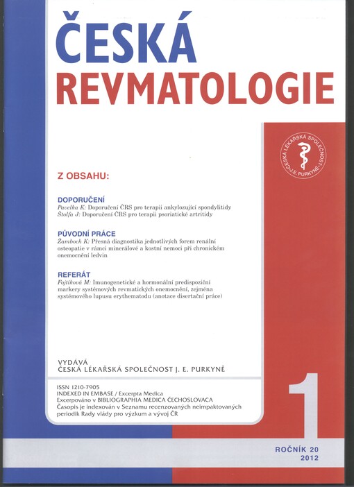 Česká revmatologie