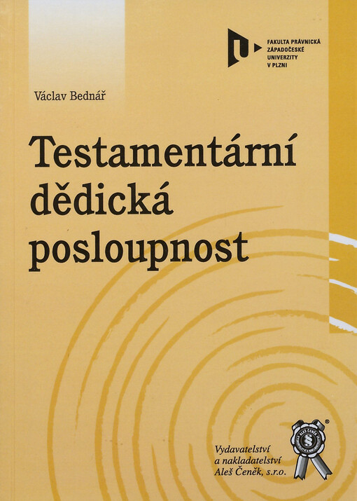 Testamentární dědická posloupnost 