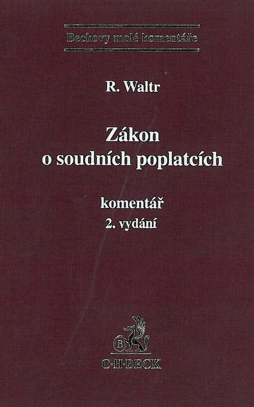Zákon o soudních poplatcích a předpisy související :komentář