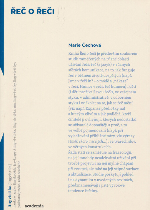 Řeč o řeči