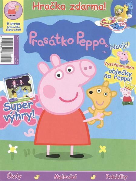 Prasátko Peppa :úkoly, malování, pohádky