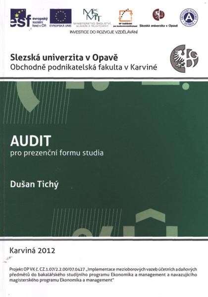 Audit :pro prezenční formu studia