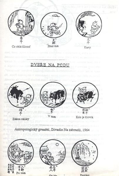 Dveře na půdu :antropologický grenóbl, Divadlo Na zábradlí, 1964