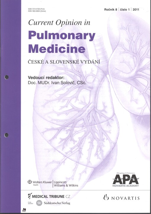 Current Opinion in Pulmonary Medicine : české a slovenské vydání