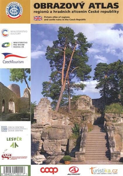 Obrazový atlas regionů a hradních zřícenin České republiky =Picture atlas of regions and castle ruins in the Czech Republic