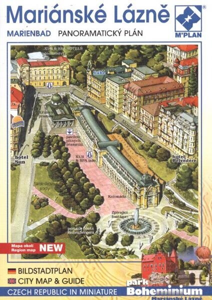 Mariánské Lázněpanoramatický plán