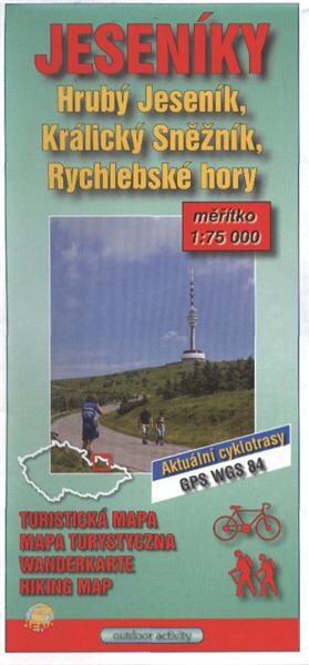 JeseníkyHrubý Jeseník, Králický Sněžník, Rychlebské hory : turistická mapa