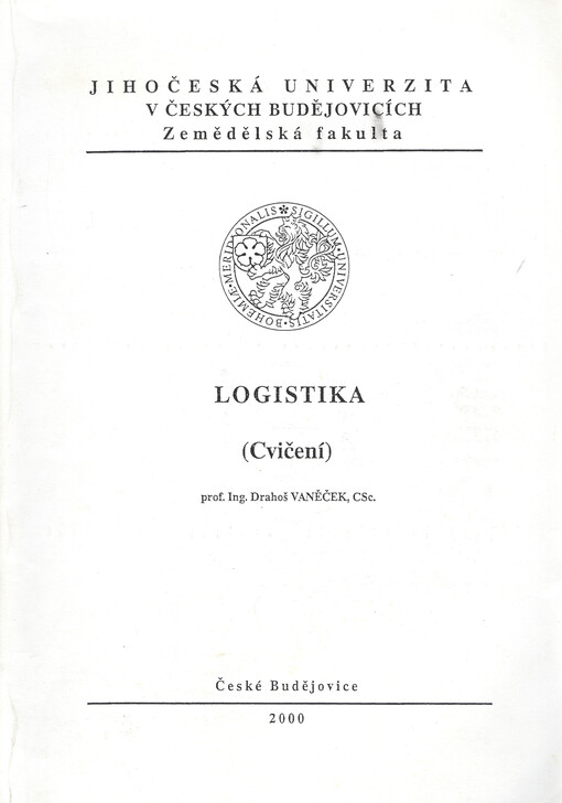 Logistika : (cvičení)