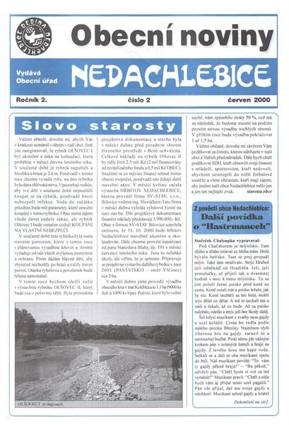 Obecní noviny Nedachlebice