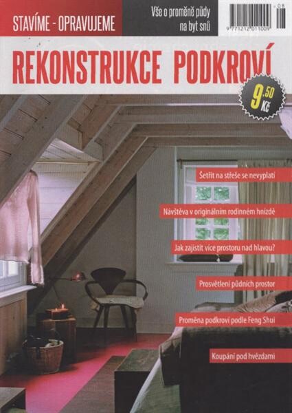Rekonstrukce podkroví :vše o proměně půdy na byt snů