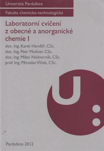 Laboratorní cvičení z obecné a anorganické chemie I, Vyd. 3.