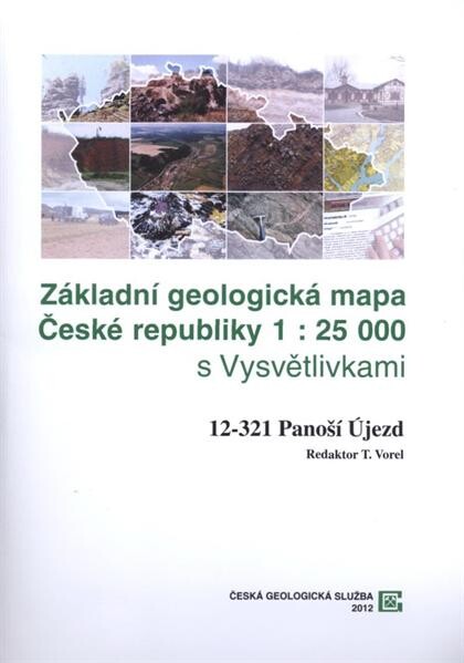 Základní geologická mapa České republiky 1:25 000.12-321 Panoší Újezd