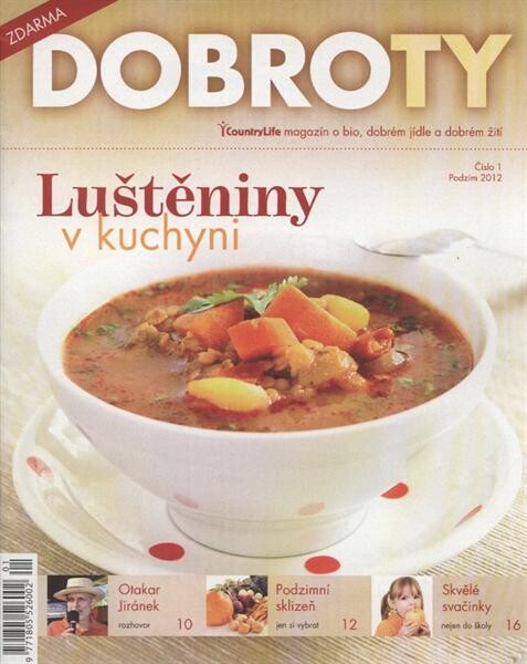 Dobroty :Country Life magazín o bio, dobrém jídle a dobrém žití