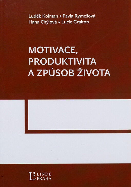Motivace, produktivita a způsob života