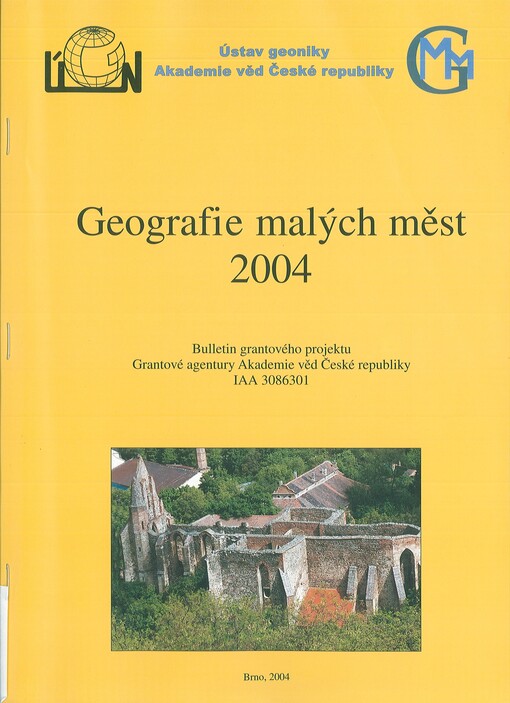 Geografie malých měst 2004 