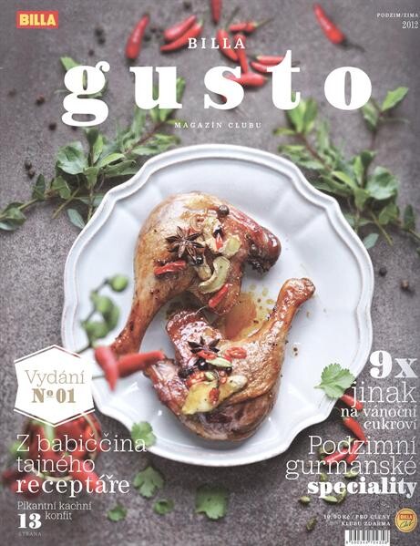 Gusto :magazín clubu Billa