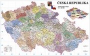 Mapa ČR administrativní Česká republika 1:500 000