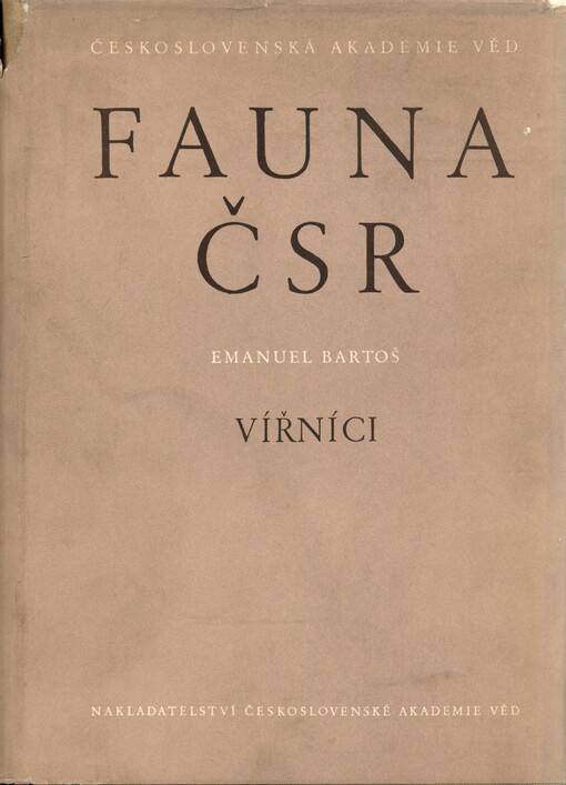Fauna ČSR.Sv. 15,Vířníci - Rotatoria