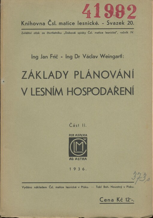 Základy plánování v lesním hospodaření