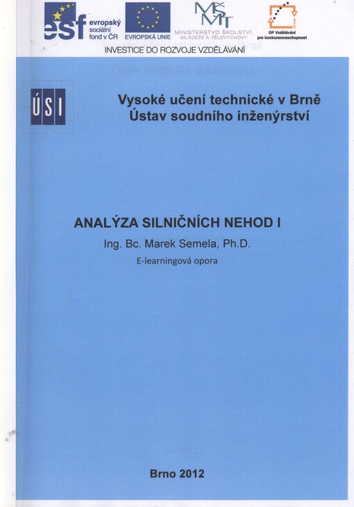 Analýza silničních nehod I