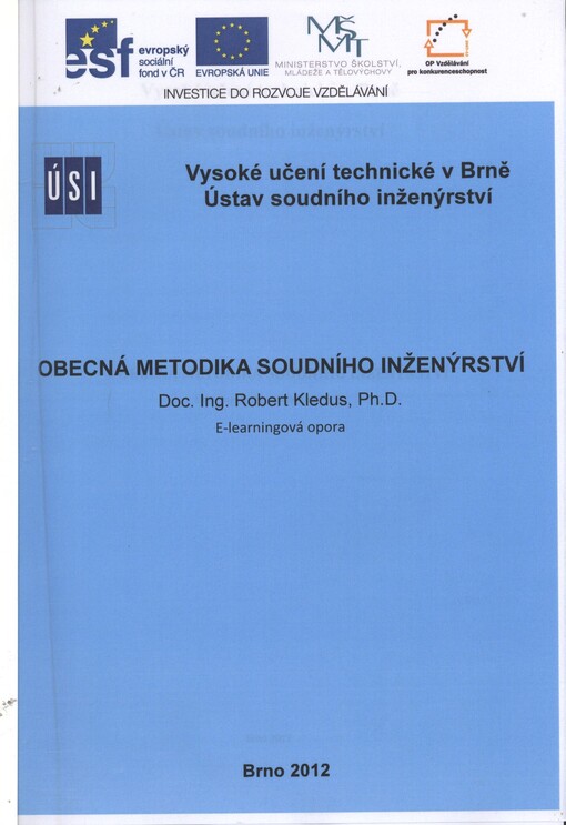 Obecná metodika soudního inženýrství