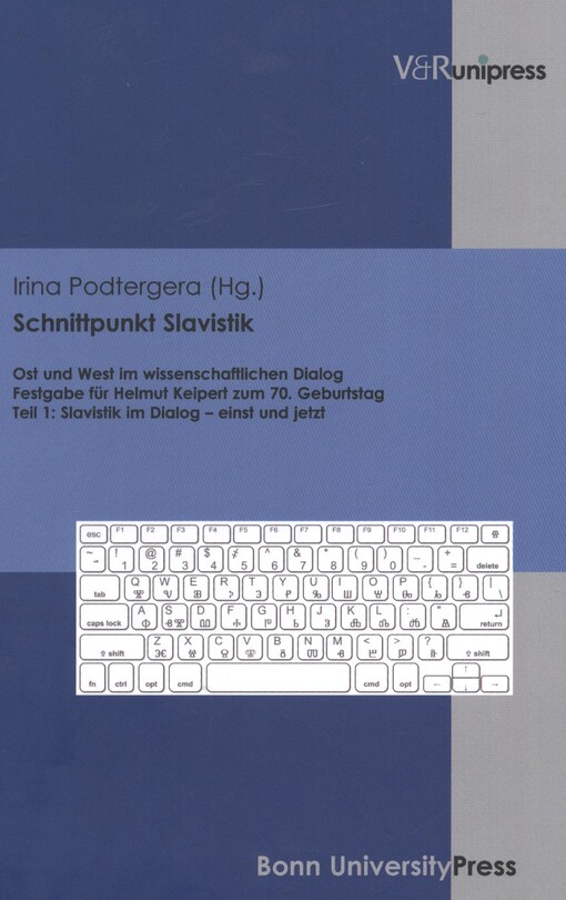 Schnittpunkt Slavistik :Ost und West im wissenschaftlichen Dialog : Festgabe für Helmut Keipert zum 70. Geburtstag.Teil 2,Einflussforschung