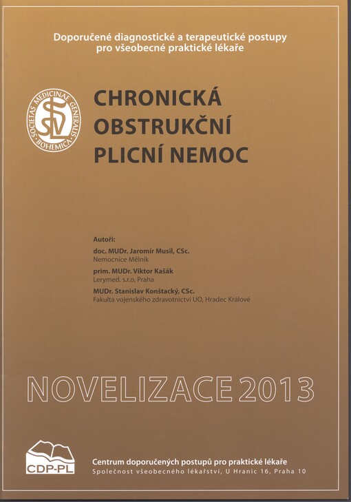 Chronická obstrukční plicní nemoc :doporučený postup pro diagnostiku a léčbu astma bronchiale
