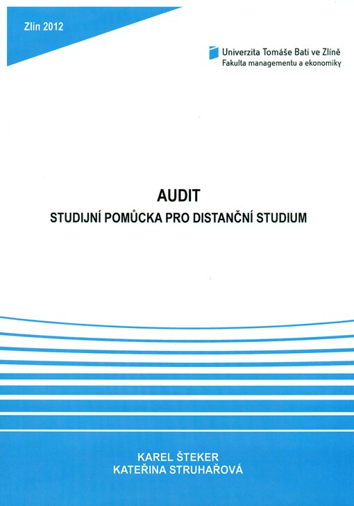 Audit :studijní pomůcka pro distanční studium