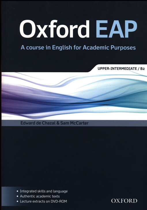 Oxford EAP (English for Academic Purposes) B2 Student´s Book with CD-ROM a Audio CD - CHAZAL, E. de - MCCARTER, S.