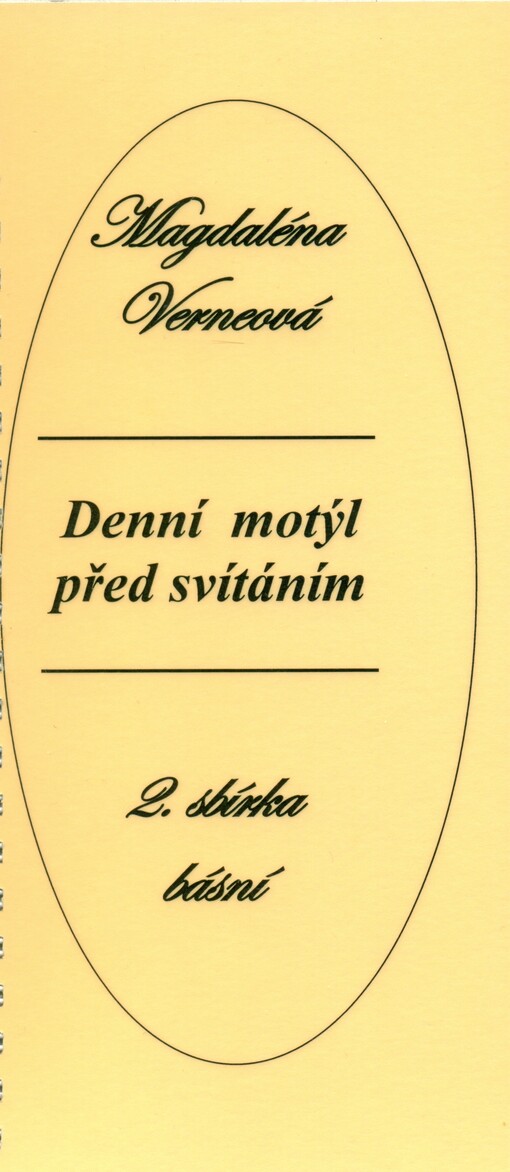 II. sbírka básní Denní motýl před svítáním