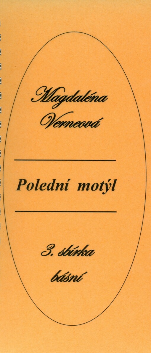 III. sbírka básní polední motýl