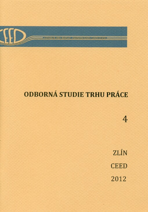 Odborná studie trhu práce, sv. 4