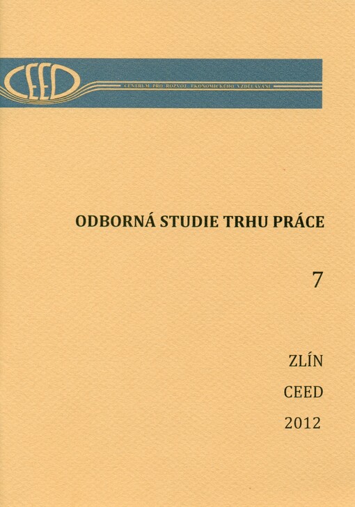 Odborná studie trhu práce, sv. 7