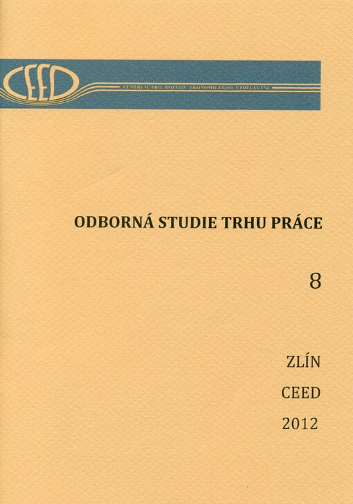 Odborná studie trhu práce, sv. 8