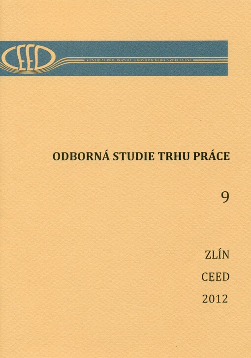 Odborná studie trhu práce, sv. 9