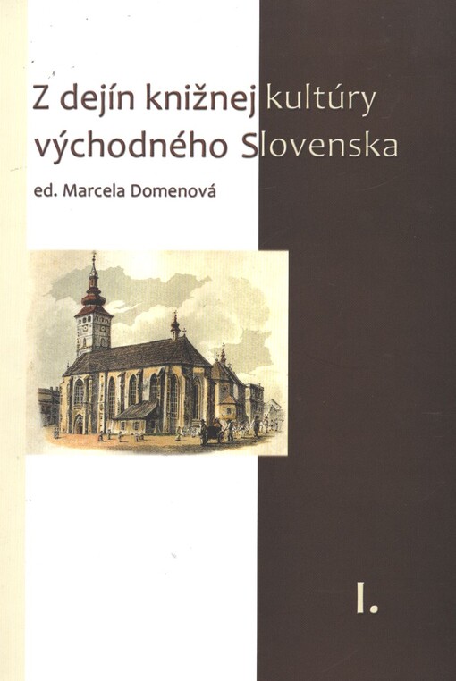 Z dejín knižnej kultúry východného Slovenska