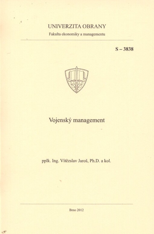Vojenský management :studijní text