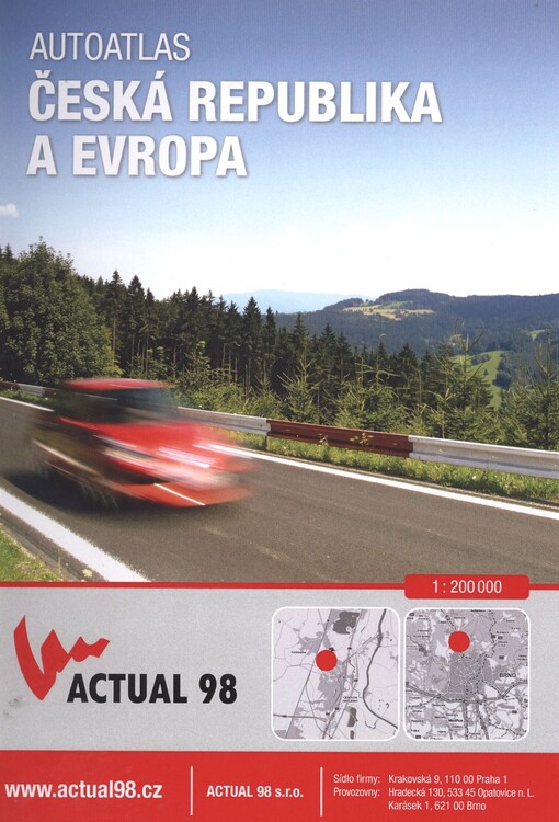 Autoatlas Česká republika a Evropa