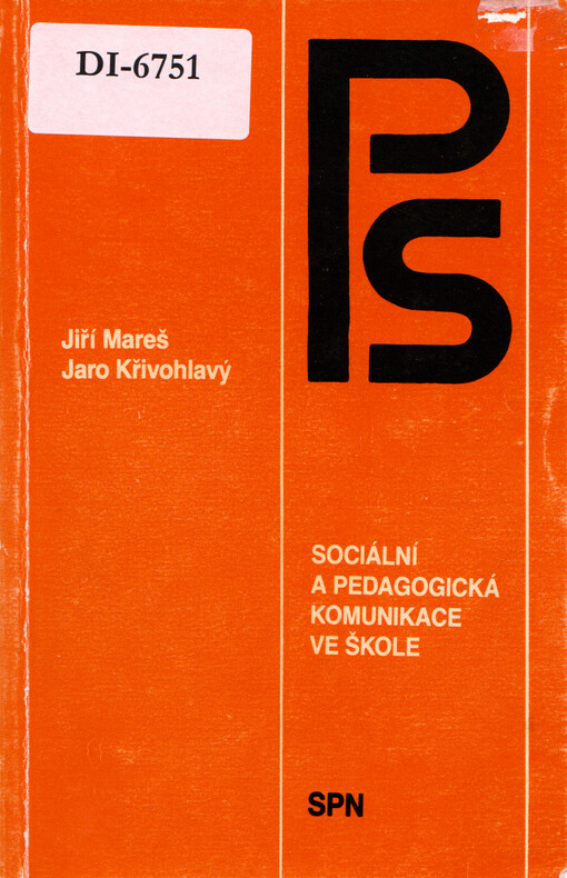 Sociální a pedagogická komunikace ve škole