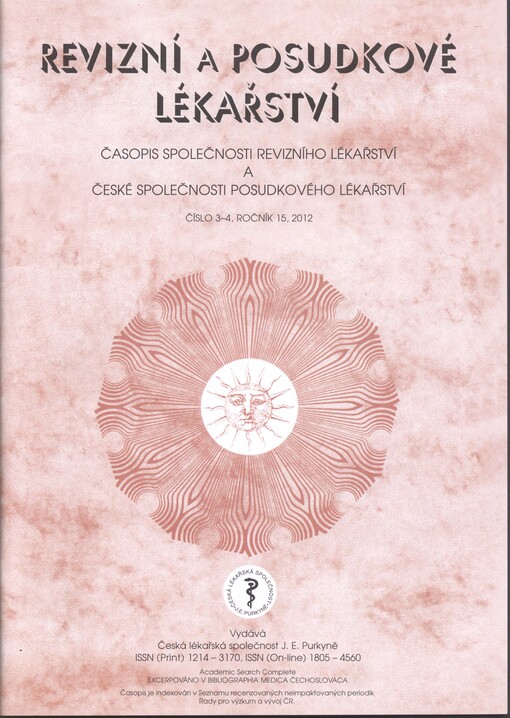 Revizní a posudkové lékařství : časopis Společnosti revizního lékařství a České společnosti posudkového lékařství ČLS JEP