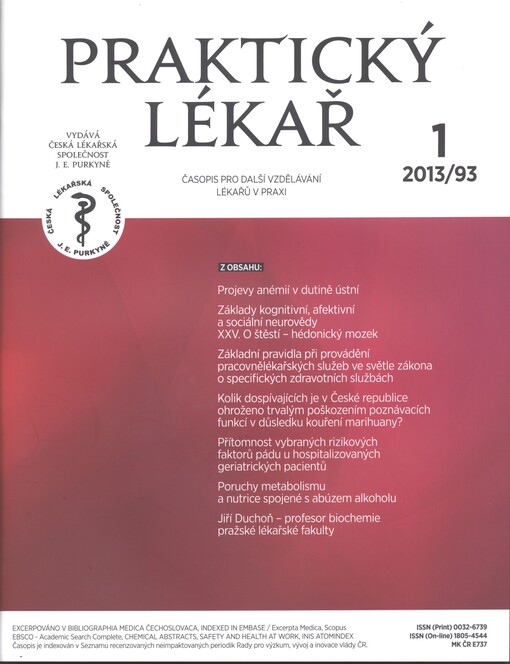 Praktický lékař : časopis pro další vzdělávání lékařů