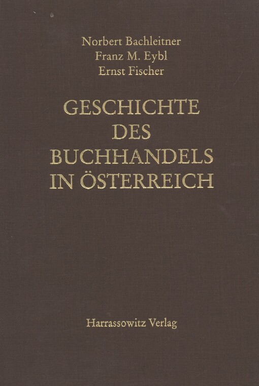 Geschichte des Buchhandels in Österreich
