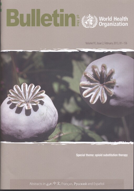 Bulletin of the World Health Organization :the international journal of public health