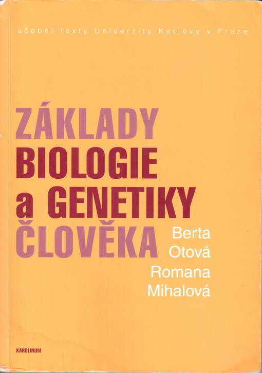 Základy biologie a genetiky člověka